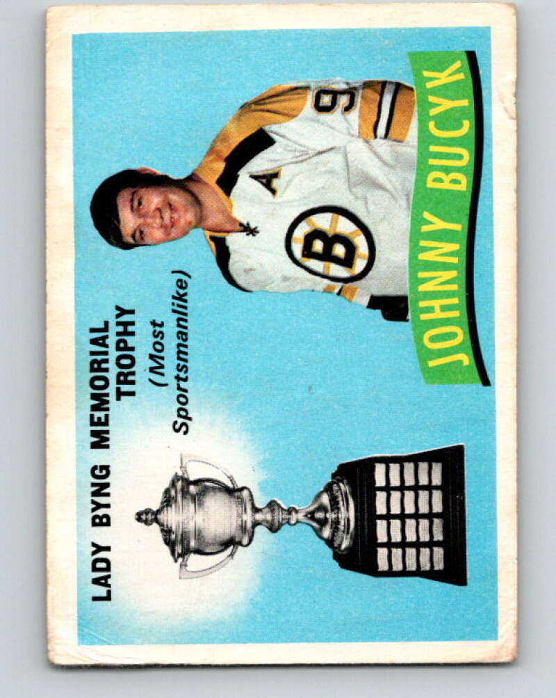 1971-72 O-Pee-Chee #249 Johnny Bucyk TR Boston Bruins V9811
