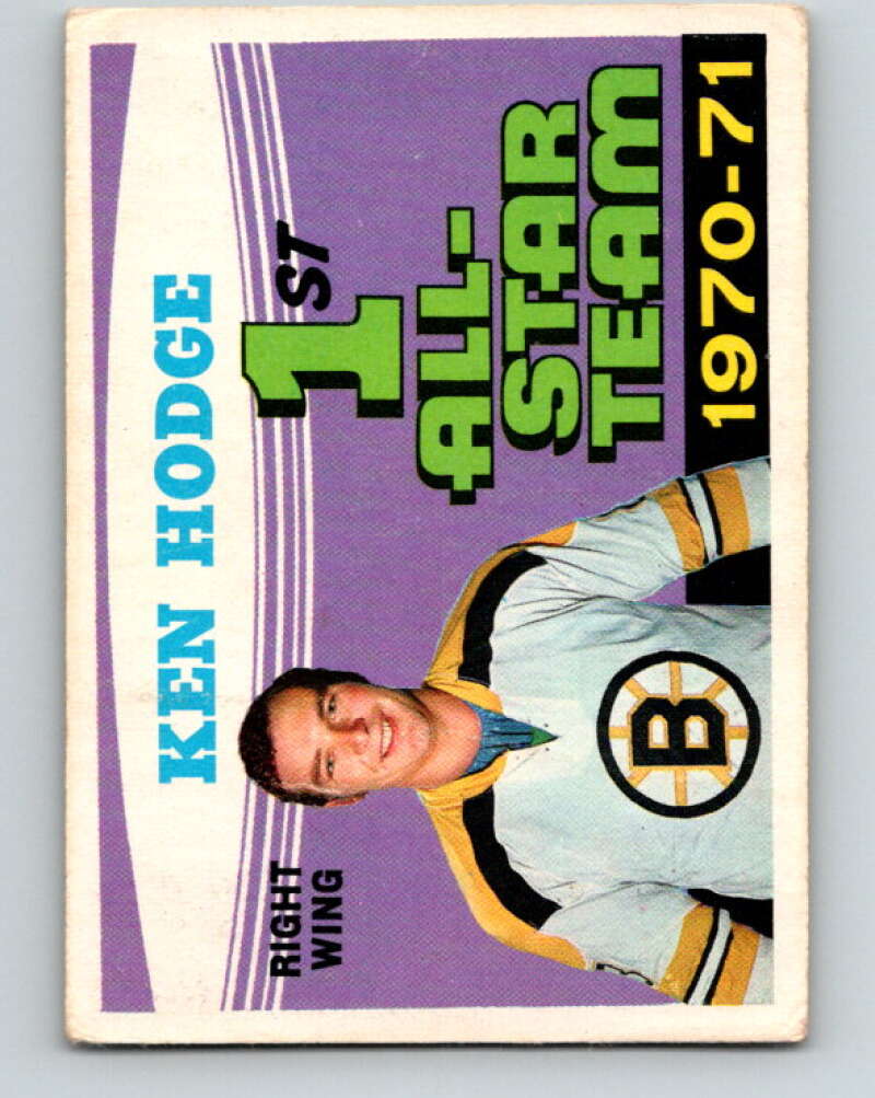 1971-72 O-Pee-Chee #254 Ken Hodge AS Boston Bruins V9832