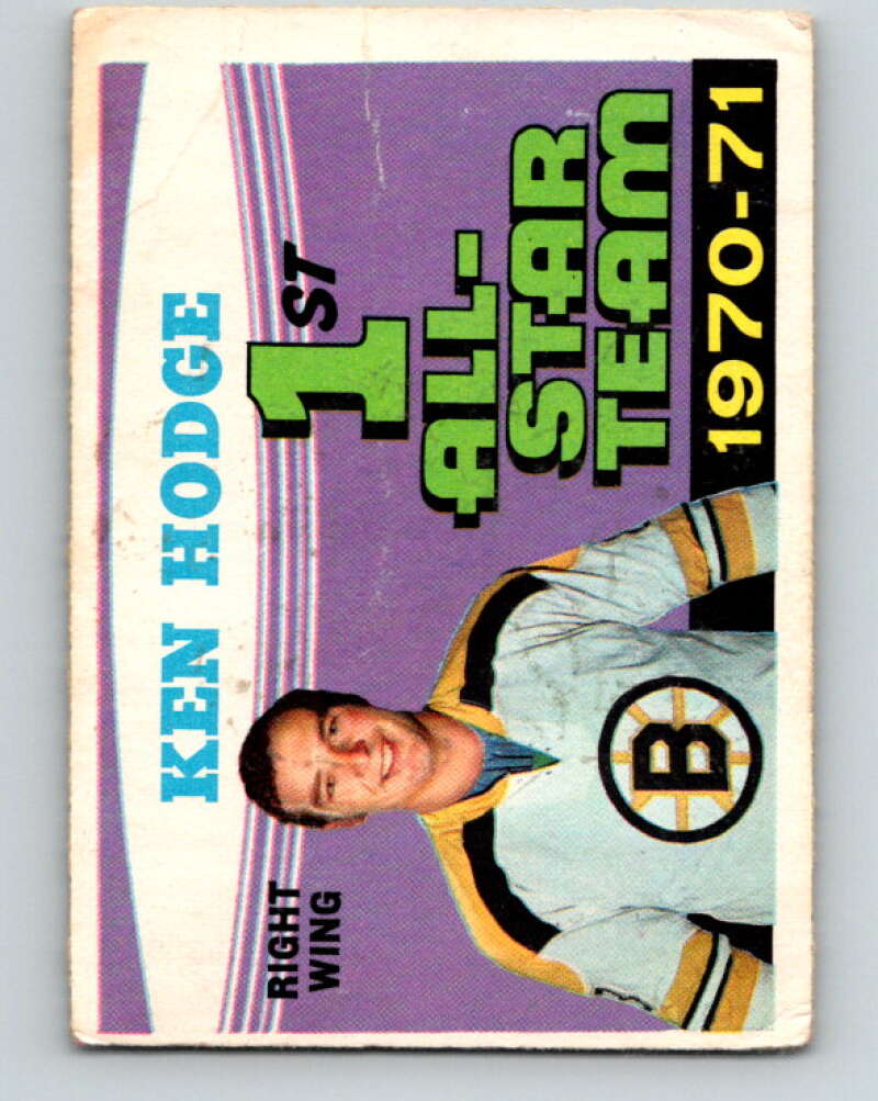 1971-72 O-Pee-Chee #254 Ken Hodge AS Boston Bruins V9837
