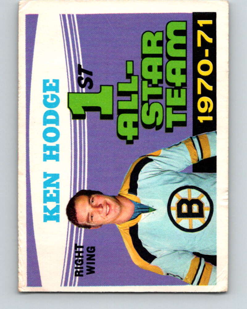 1971-72 O-Pee-Chee #254 Ken Hodge AS Boston Bruins V9838