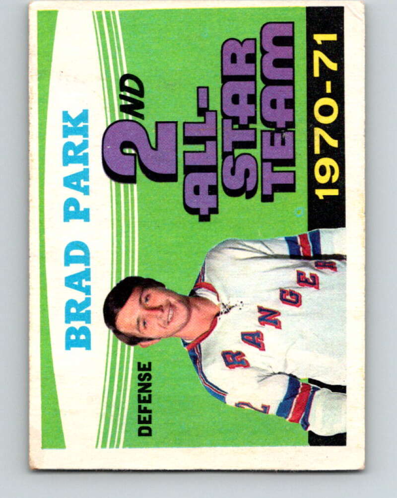 1971-72 O-Pee-Chee #257 Brad Park AS New York Rangers V9850