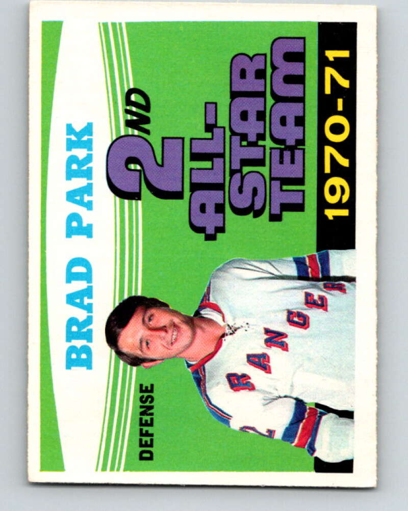 1971-72 O-Pee-Chee #257 Brad Park AS New York Rangers V9854