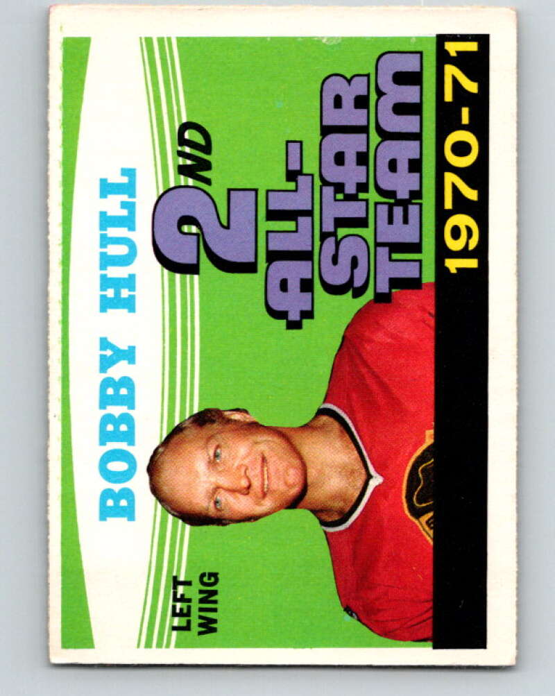 1971-72 O-Pee-Chee #261 Bobby Hull AS Chicago Blackhawks V9951
