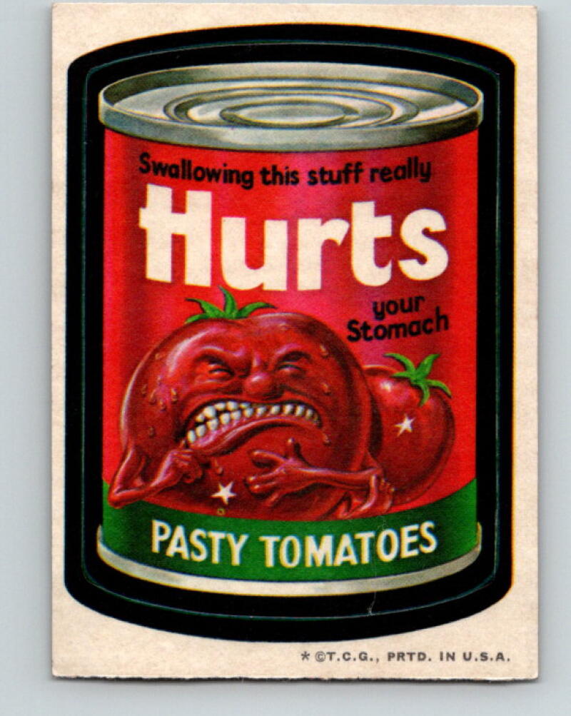 1973 Wacky Packages - Hurts Pasty Tomatoes V9968