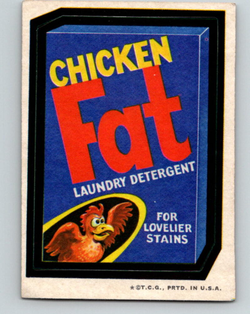 1973 Wacky Packages - Chicken Fat Laundry Detergent V9970