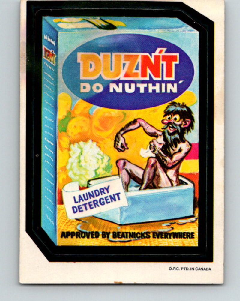 1973 Wacky Packages - Duznt Do Nuthin Laundry Detergent V9985