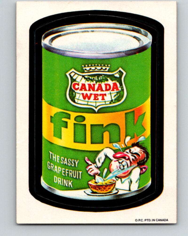 1973 Wacky Packages - Canada Wet Funk Grapefruit Drink V9986