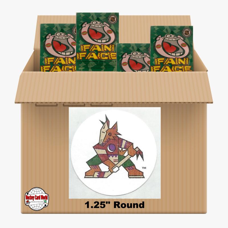 Arizona Coyotes 500 pack case - 4 Logos pack - 2000 Stickers