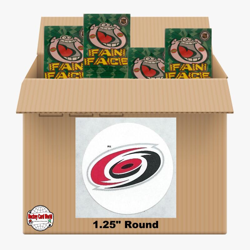 Carolina Hurricanes 1000 pack case - 4 Logos pack - 4000 Stickers
