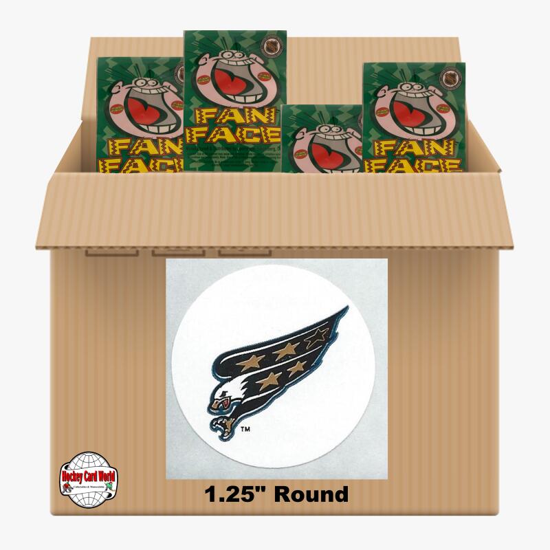 Washington Capitals 500 pack case - 4 Logos pack - 2000 Stickers