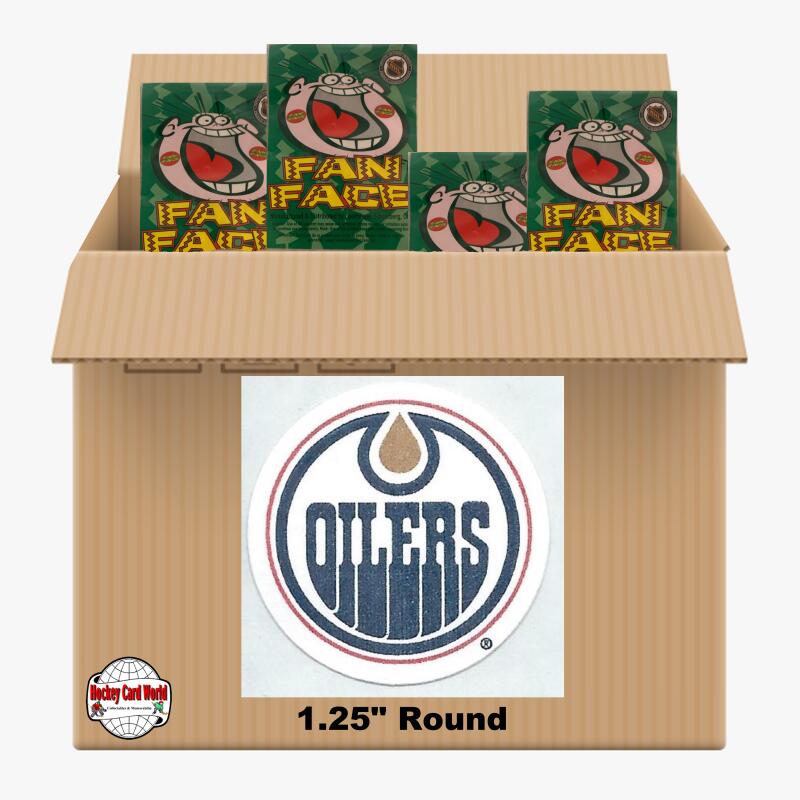 Edmonton Oilers 500 pack case - 4 Logos pack - 2000 Stickers