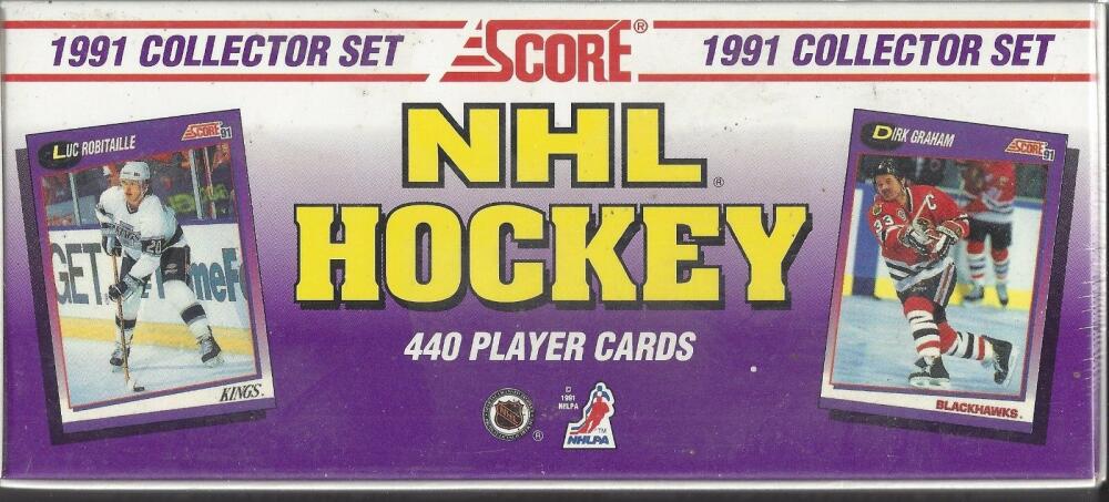 1991-92 Score NHL Hockey Collector Sealed Factory Set - 440 Player Cards