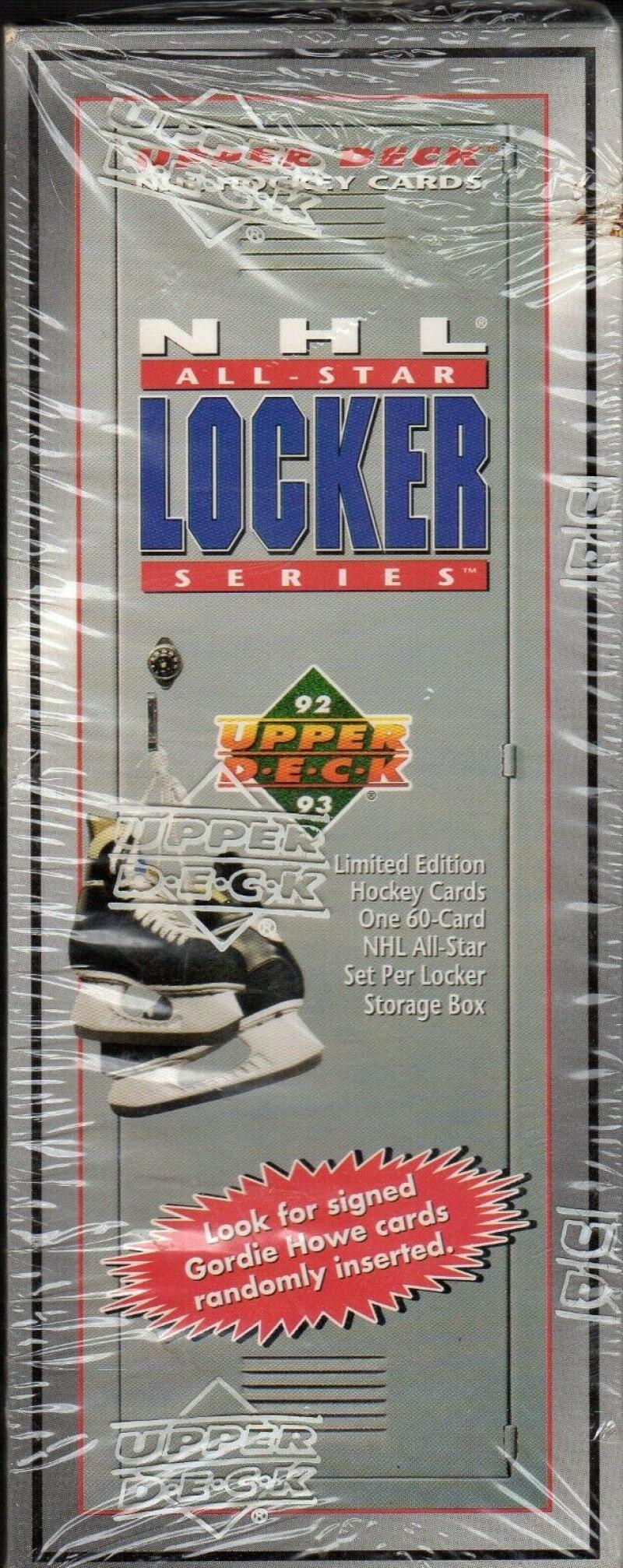1992-93 Upper Deck Locker Room All-Star Sealed Factory Set - 60 Card Set
