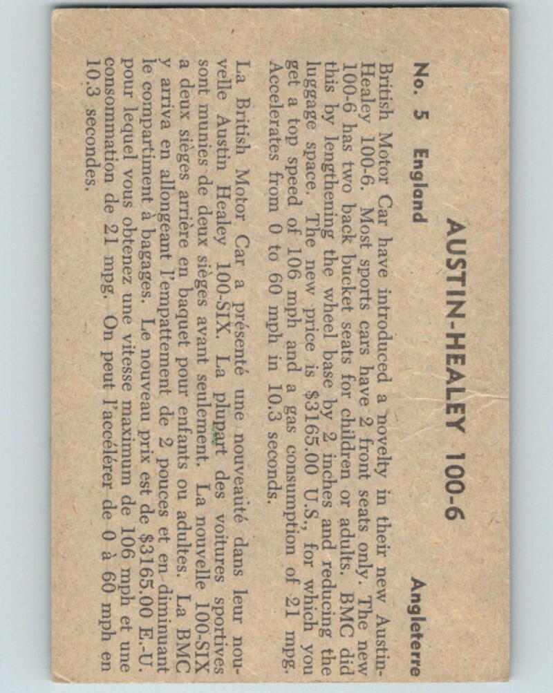 1956 Quaker Sports Cars - #5 Austin-Healey 100 V10068