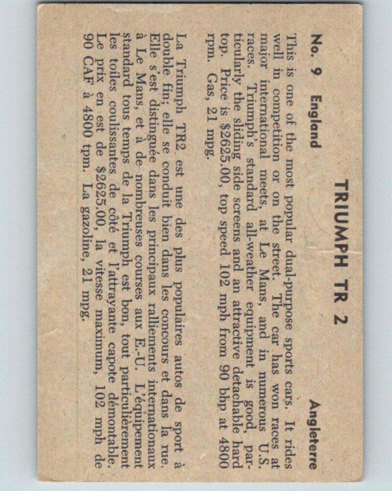 1956 Quaker Sports Cars - #9 Triumph TR2 V10071