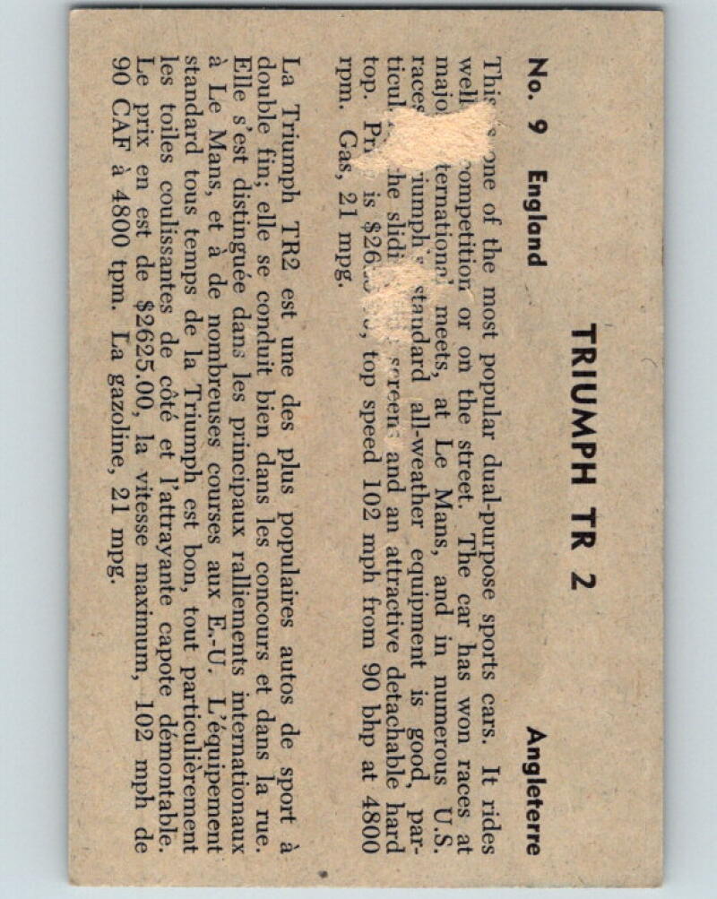 1956 Quaker Sports Cars - #9 Triumph TR2 V10072