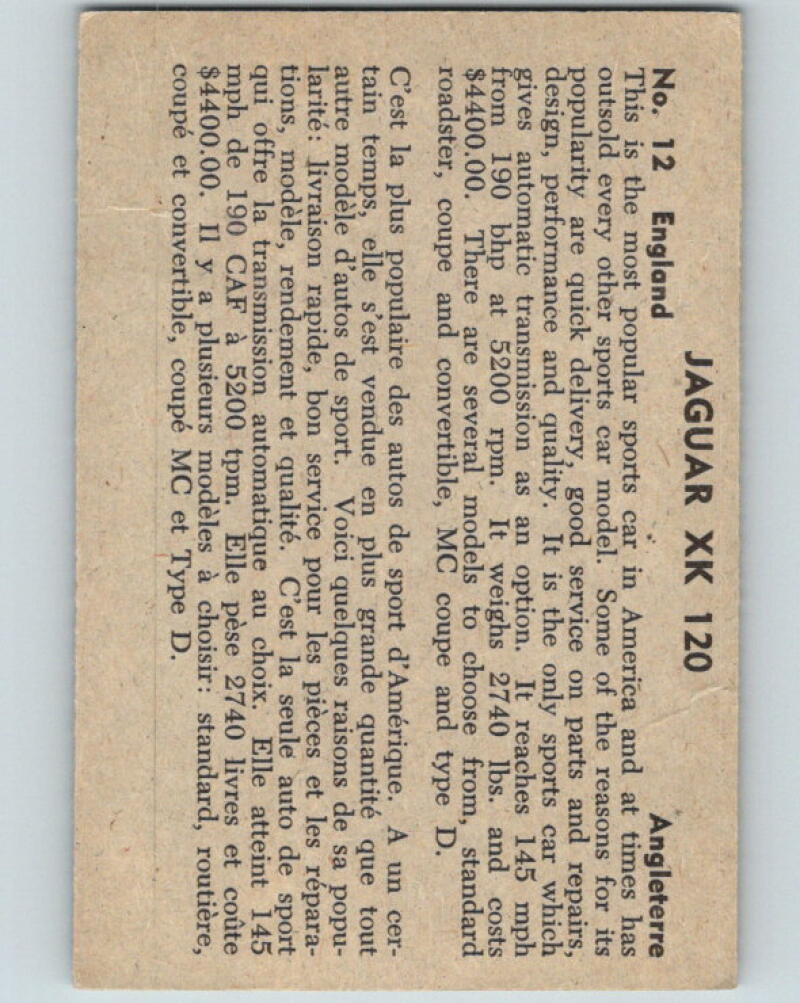 1956 Quaker Sports Cars - #12 Jaguar XX 120 V10081