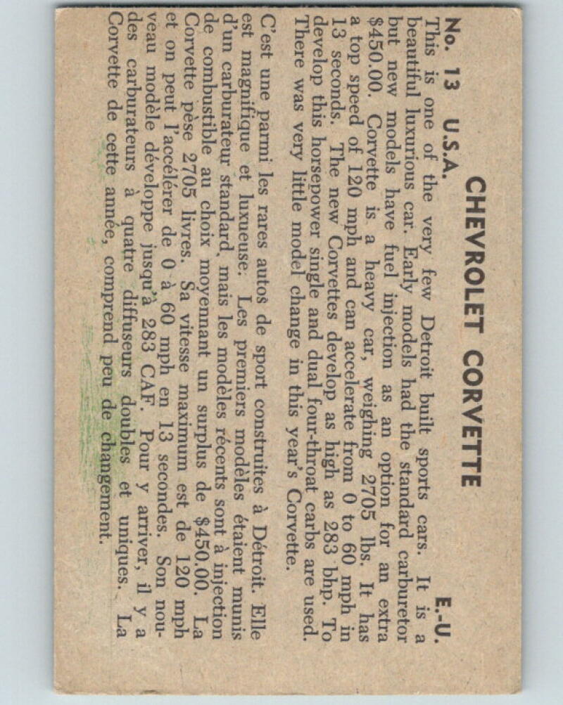 1956 Quaker Sports Cars - #13 Chevrolet Corvette V10084