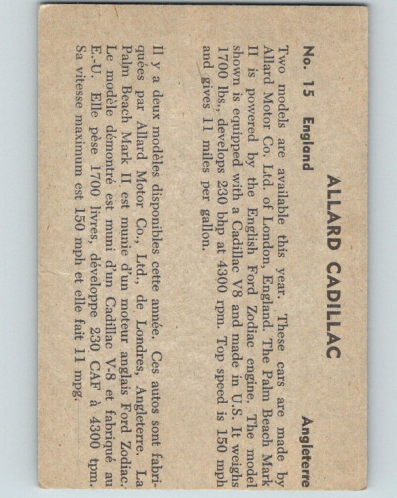 1956 Quaker Sports Cars - #15 Allard Cadillac V10088