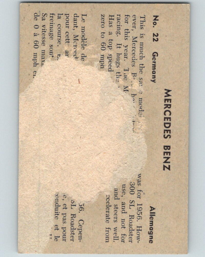 1956 Quaker Sports Cars - #22 Mercedes Benz V10098