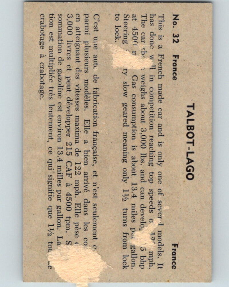 1956 Quaker Sports Cars - #32 Talbot-Lago V10107