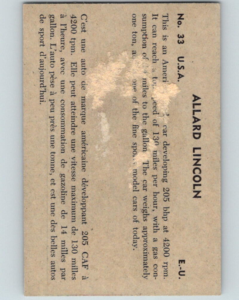 1956 Quaker Sports Cars - #33 Allard-Lincoln V10108