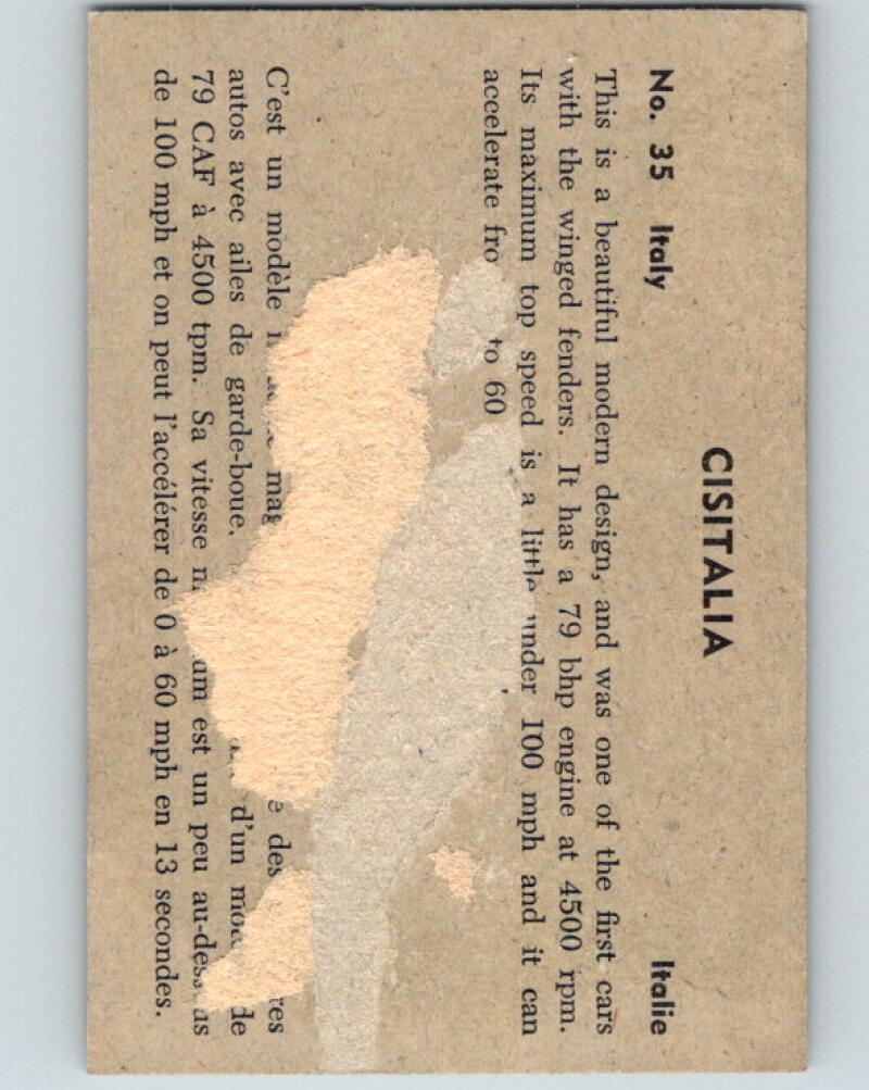 1956 Quaker Sports Cars - #35 Cisitalia V10109