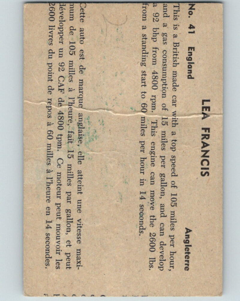 1956 Quaker Sports Cars - #41 lea Francis V10111