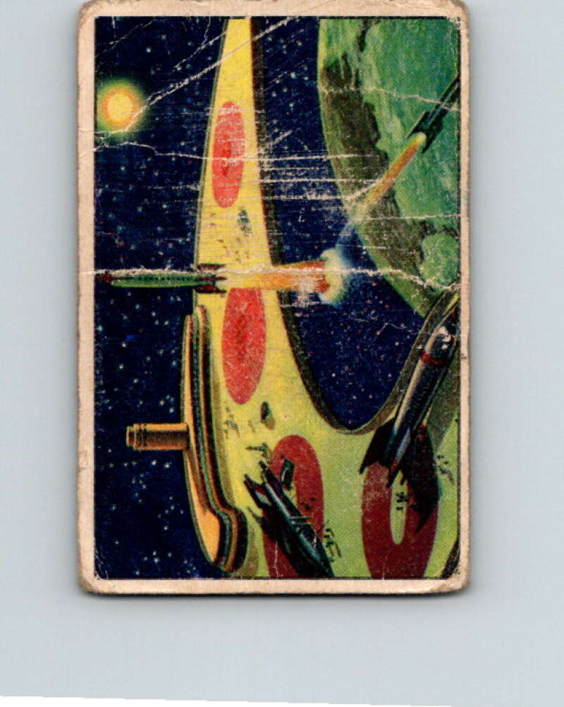 1951 Bowman Jets Rockets Spacemen #10 Space Station V10160