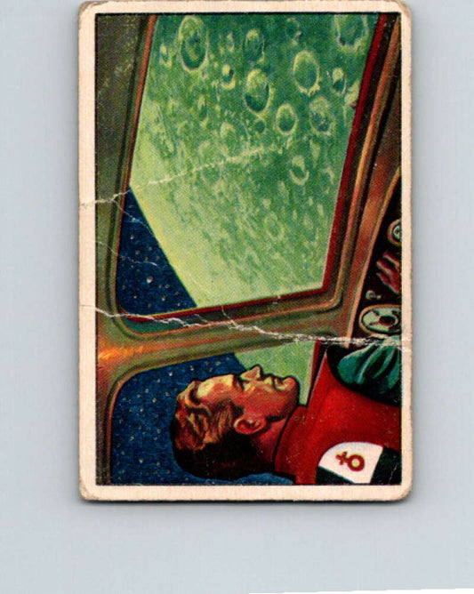1951 Bowman Jets Rockets Spacemen #13 Approaching the Moon  V10162