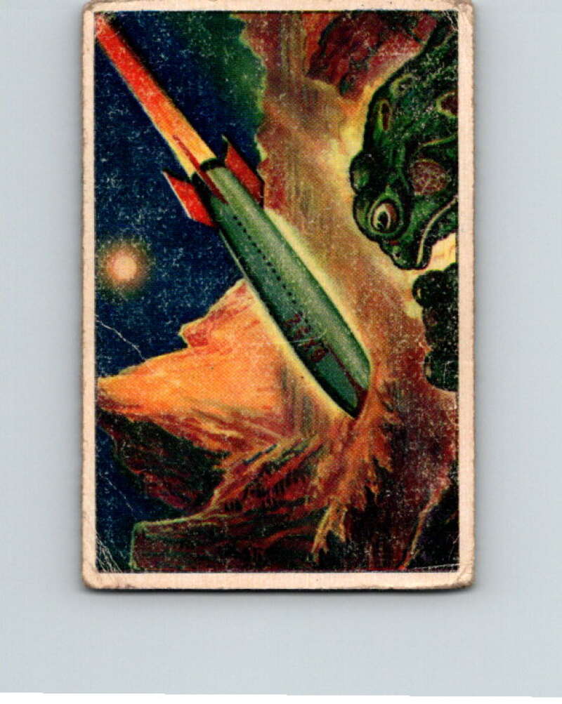 1951 Bowman Jets Rockets Spacemen #20 Crash-Landing V10169