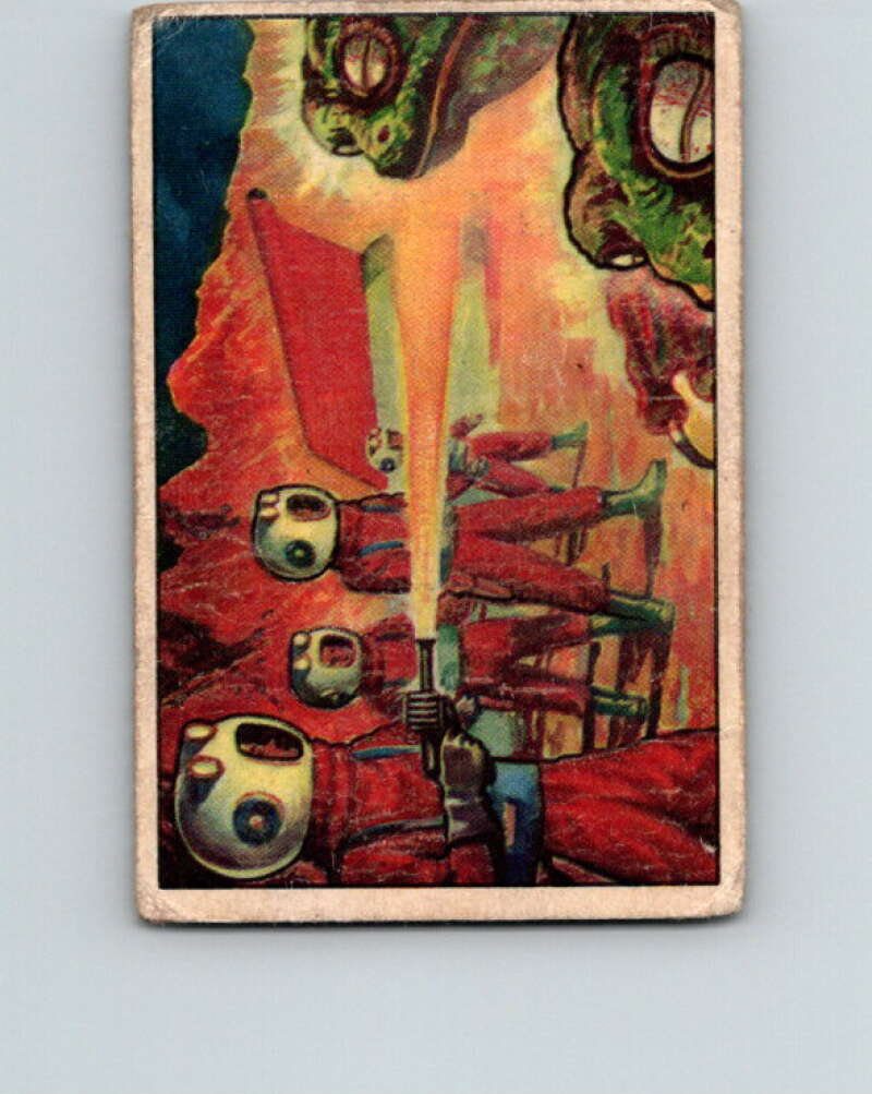 1951 Bowman Jets Rockets Spacemen #22 Overcoming Steam Frogs V10171