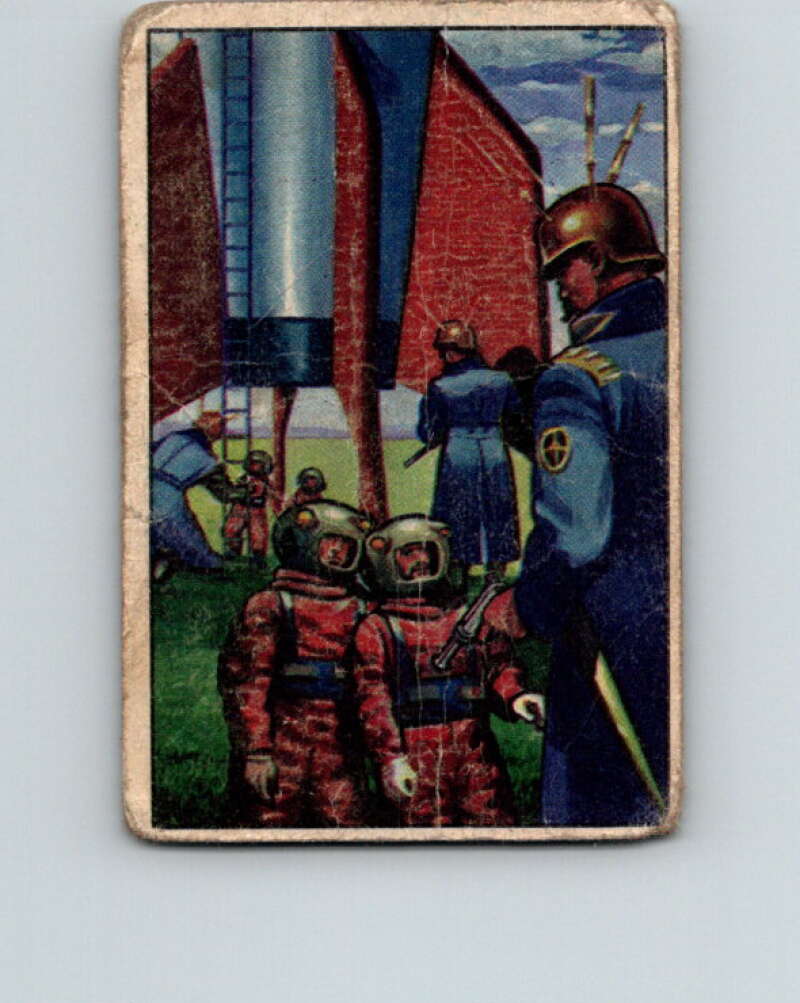 1951 Bowman Jets Rockets Spacemen #27 Detained by Martians V10181
