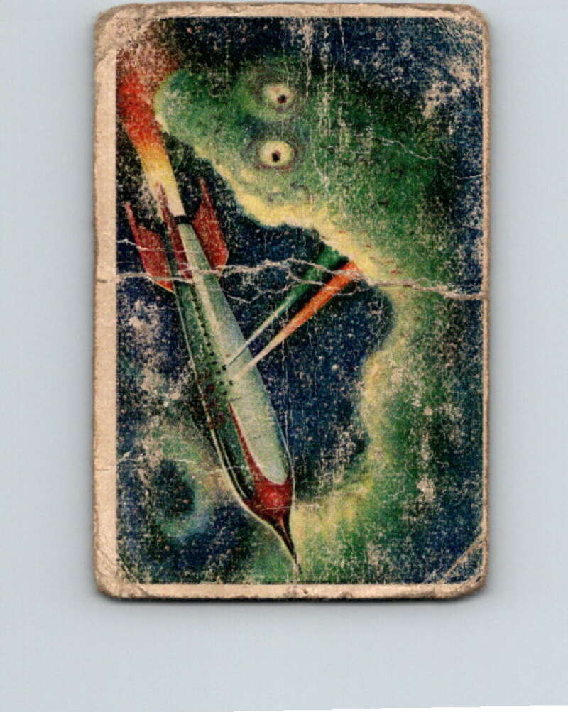 1951 Bowman Jets Rockets Spacemen #33 Battling Space Cell V10184