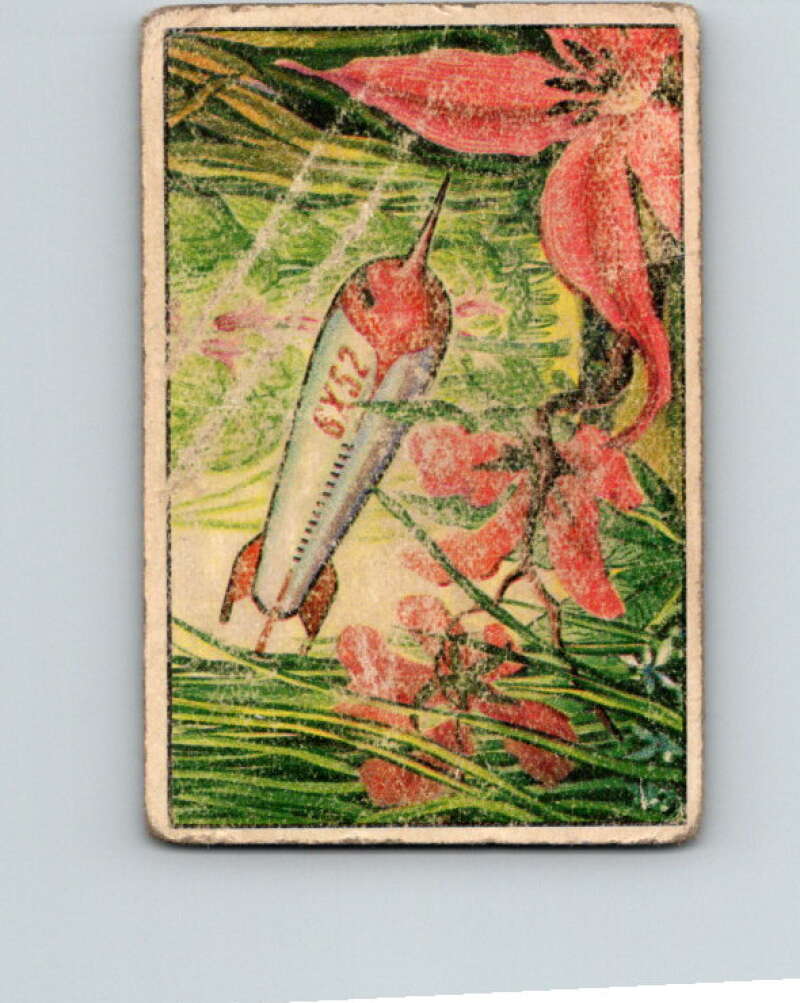 1951 Bowman Jets Rockets Spacemen #42 Landing in Jungle V10192