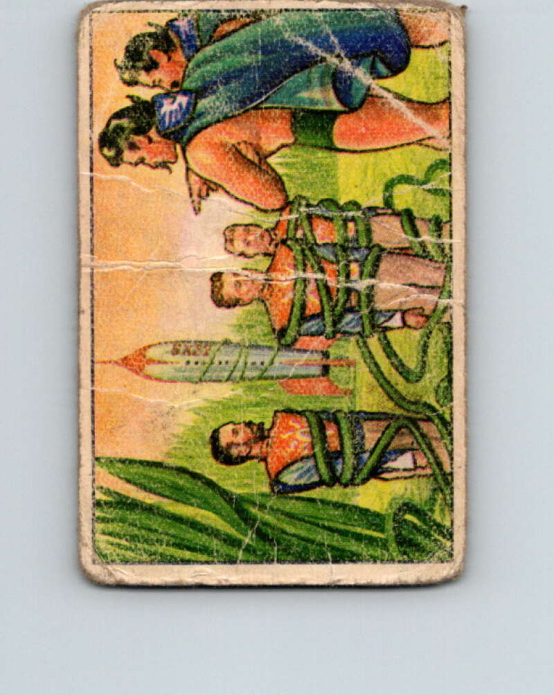 1951 Bowman Jets Rockets Spacemen #44 Caught by Vines V10195