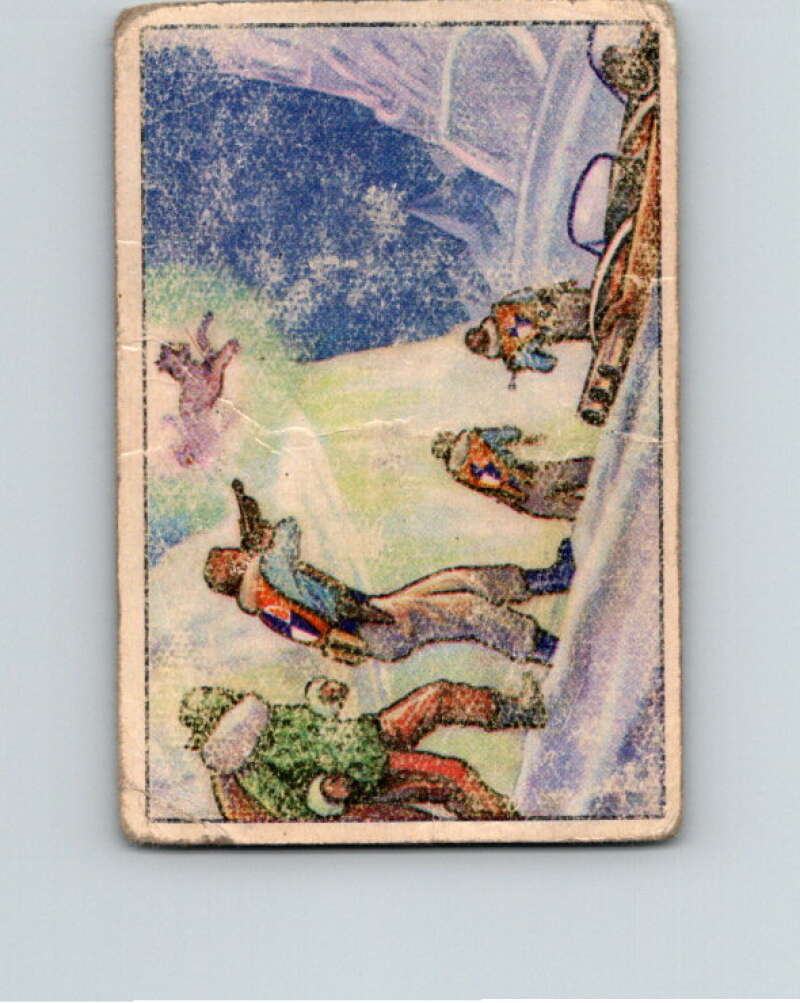 1951 Bowman Jets Rockets Spacemen #58 Polarcats Invade V10205