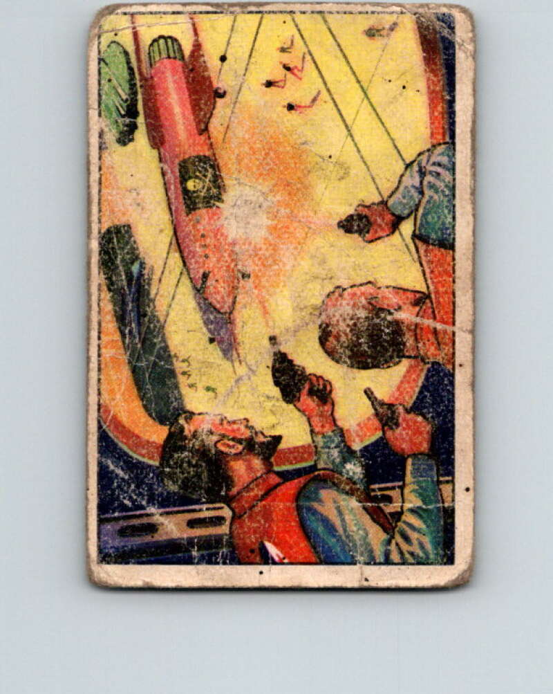 1951 Bowman Jets Rockets Spacemen #70 Escape from Pirates V10215