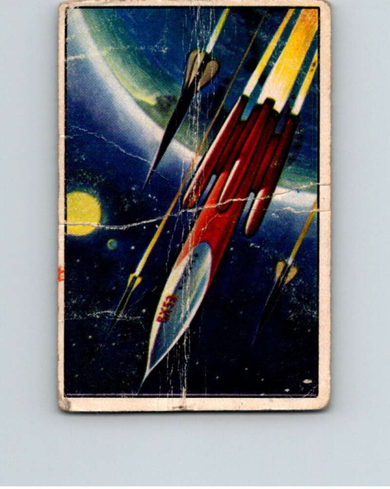 1951 Bowman Jets Rockets Spacemen #76 Test Flight V10220