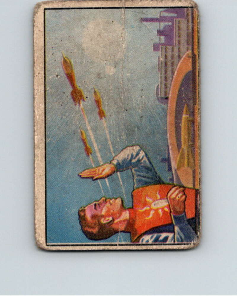 1951 Bowman Jets Rockets Spacemen #100 Help Arrives V10232