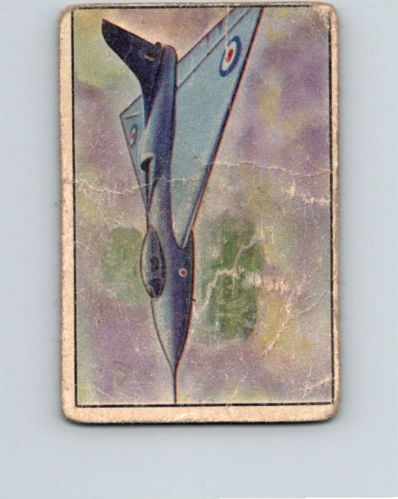 1951 Bowman Jets Rockets Spacemen #106 Avro 707 V10234