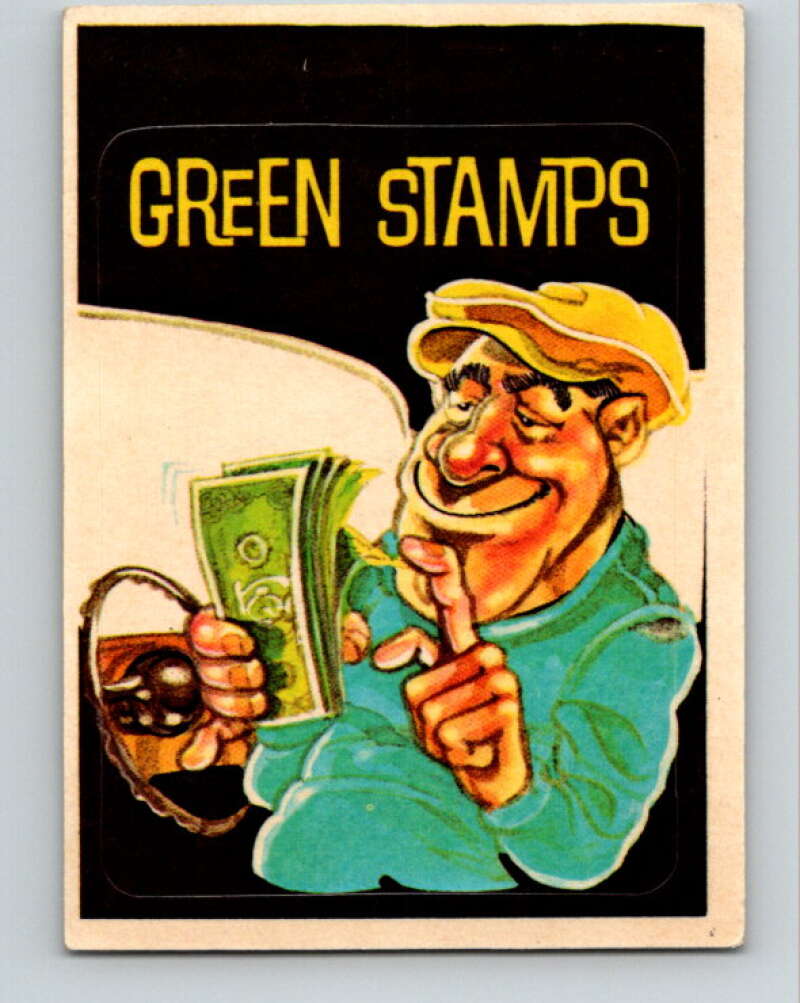 1977 Fleer CB Talk Stickers - #2 Green Stamps V10287