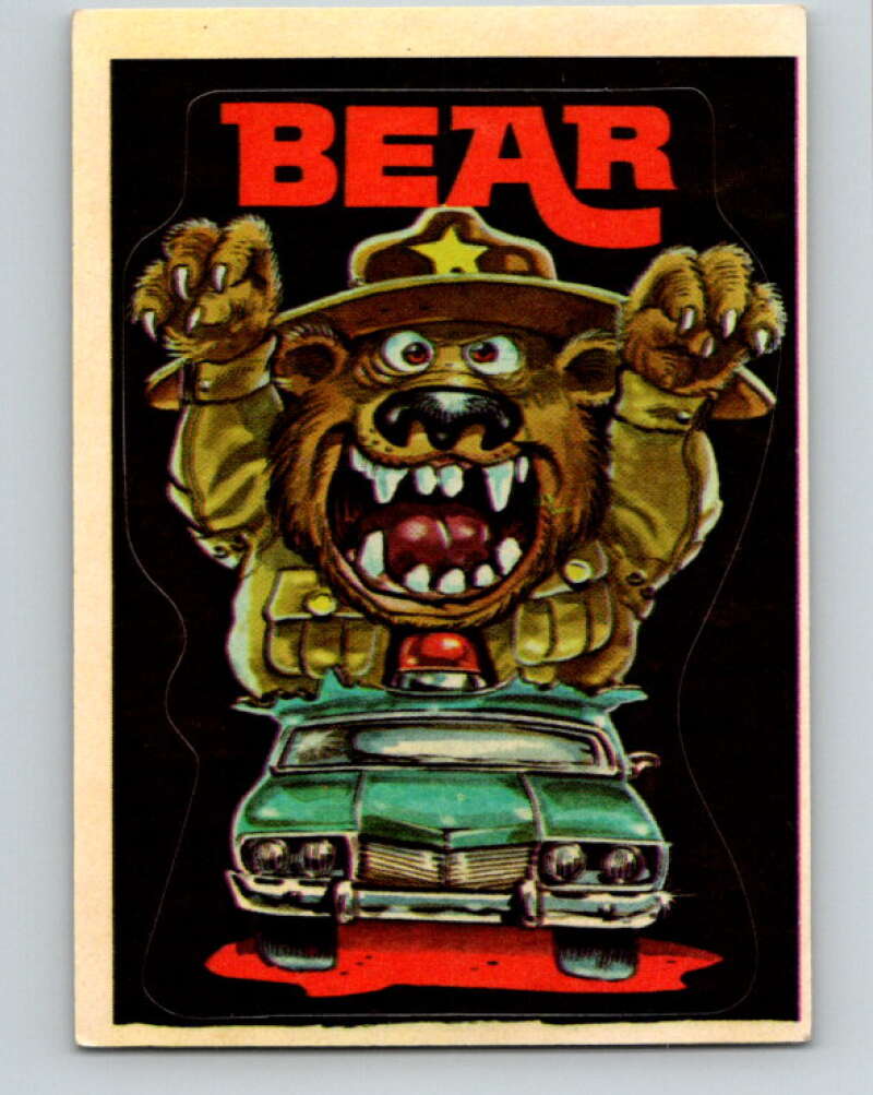 1977 Fleer CB Talk Stickers - #5 Bear on Car V10288