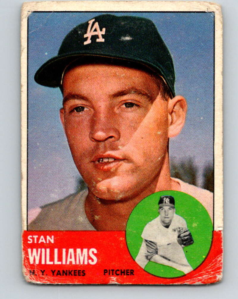 1963 Topps MLB #42 Stan Williams New York Yankees V10366
