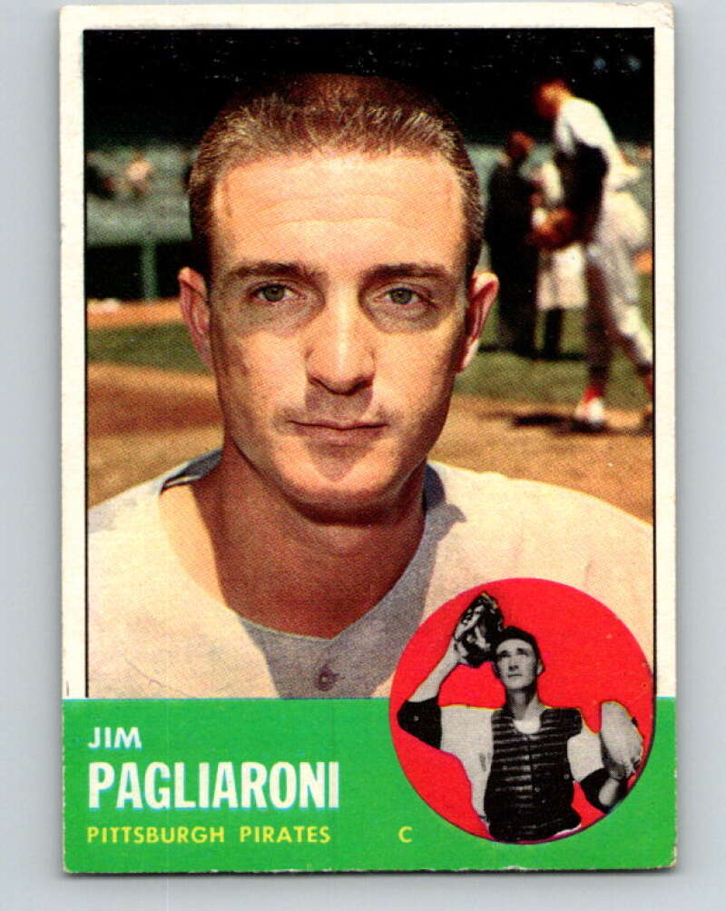 1963 Topps MLB #159 Jim Pagliaroni Pittsburgh Pirates V10369