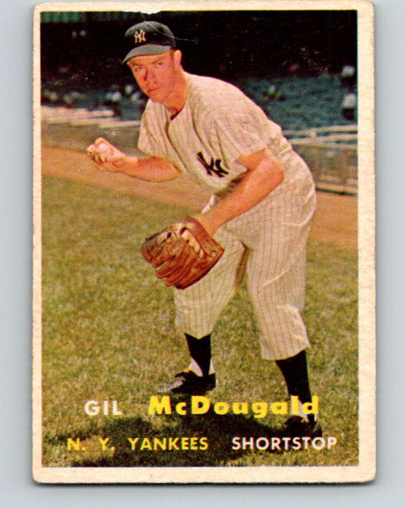1957 Topps MLB #200 Gil McDougald New York Yankees V10383