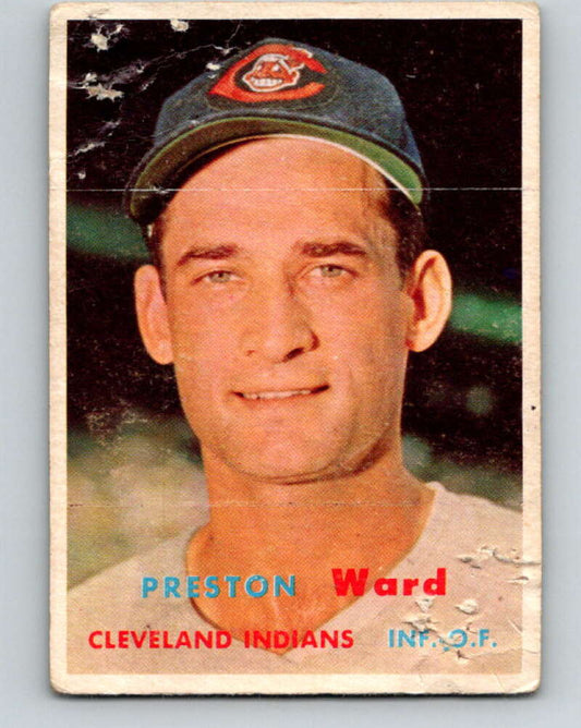 1957 Topps MLB #226 Preston Ward  Cleveland Indians  V10389