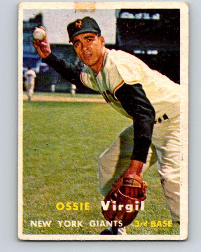 1957 Topps MLB #365 Ozzie Virgil Sr. RC Rookie New York Giants V10396