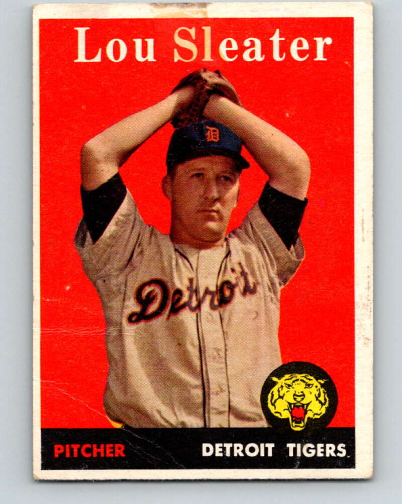 1958 Topps MLB #46 Lou Sleater UER Detroit Tigers� V10415