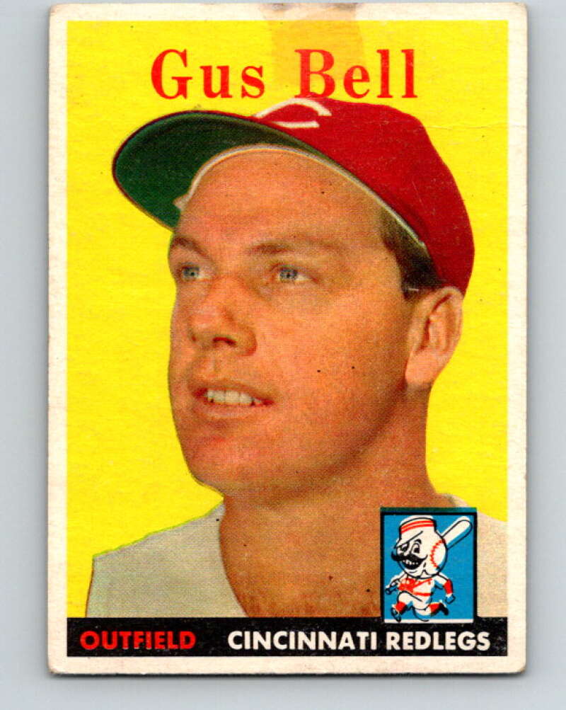 1958 Topps MLB #75 Gus Bell Cincinnati Reds� V10423